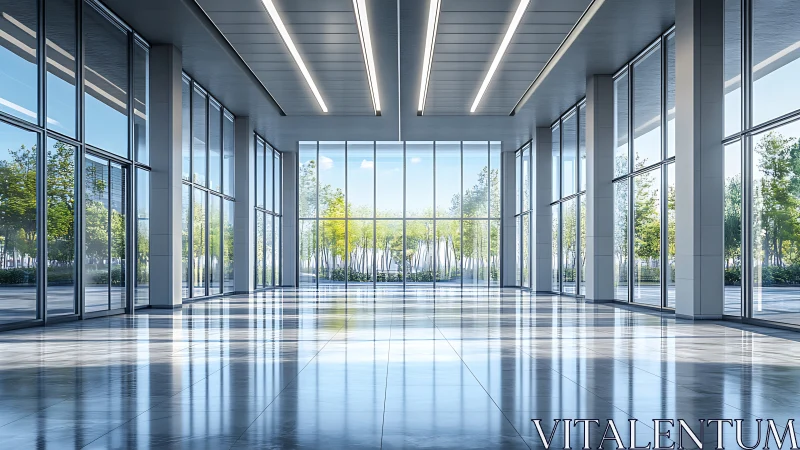 Sunlit glass atrium inviting calm, clarity, and quiet focus.