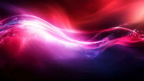 Chromatic plasma wavefront with magenta light trails and bokeh