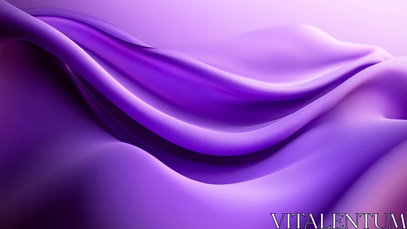 Soft violet waves flow gently in a soothing abstract dream