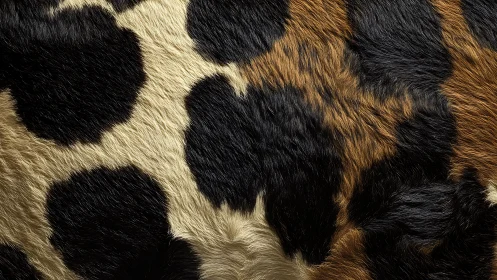 Animal Fur Texture Study with Earth Tones.