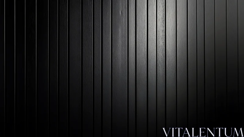 Black vertical wood wall shows subtle light gradient texture