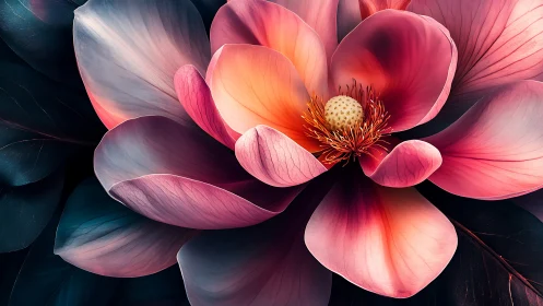 Luminescent Lotus Dreams Unfold in Twilight Brilliance.