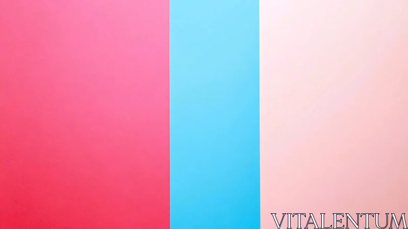 Pastel pink and blue color blocks create a calm modern backdrop