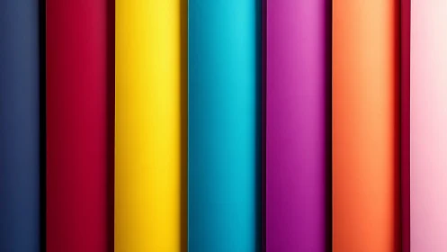 Vertical rows of multicolored panels in close-up view.