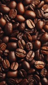 Slow morning magic in a sea of glossy coffee beans.