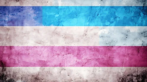 Textured transgender pride flag evokes strength and identity.