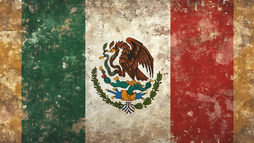 Weathered Mexican flag tells a proud story of resilience