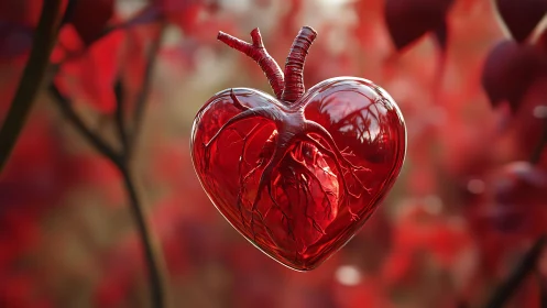 Crystalline Heart: Love Made Visible and Real.