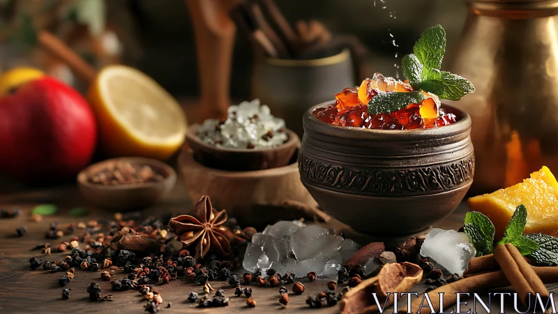 Spiced citrus ritual bowl under storytelling kitchen light.