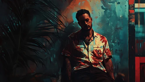 Moody urban portrait isolates subject in cinematic teal and orange