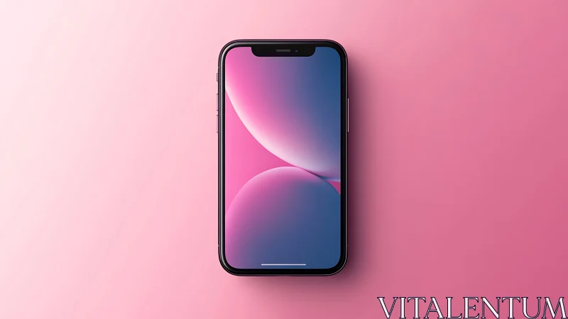 Modern Smartphone Display Gradient Abstract Wallpaper