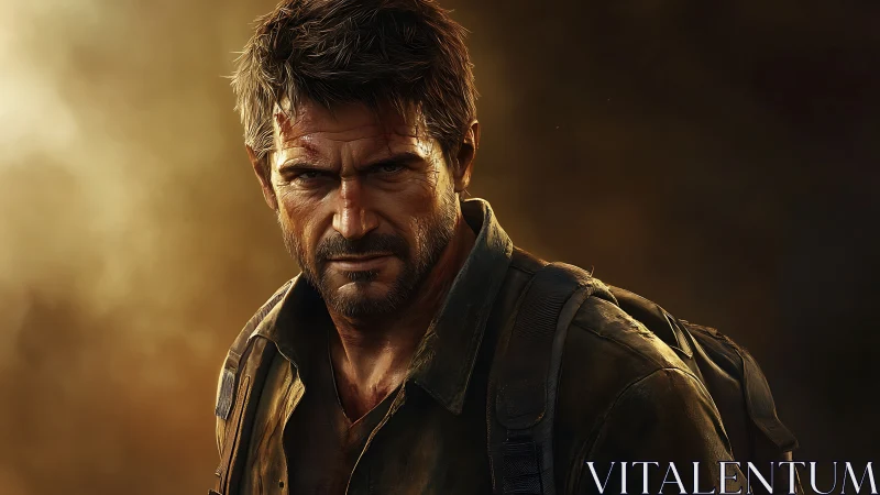 Weathered survivor stands strong against the fading light