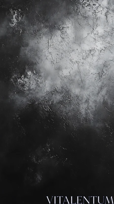 Velvety charcoal clouds swirling over a textured night sky.