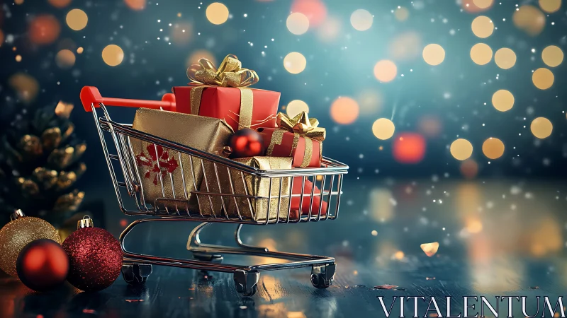 Tiny holiday cart parades gift-wrapped brilliance tonight