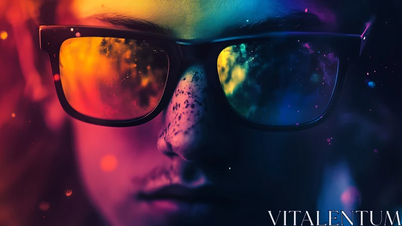 Galactic reflections rewrite nightlife inside mirrored shades