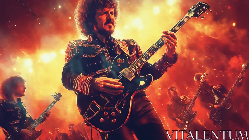 Guitar firestorm turns the concert stage into molten starlight