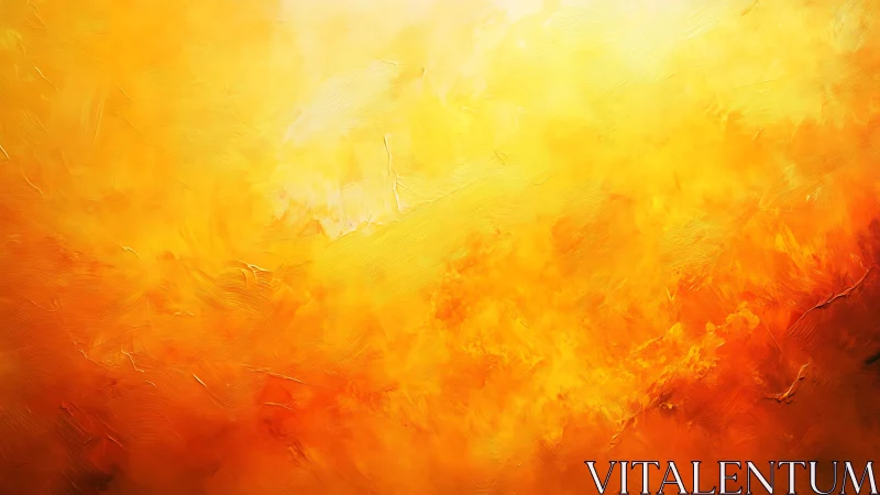 Vibrant yellow and orange abstract texture fills entire frame