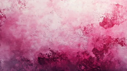 Pink textured gradient wall blends soft haze and depth.