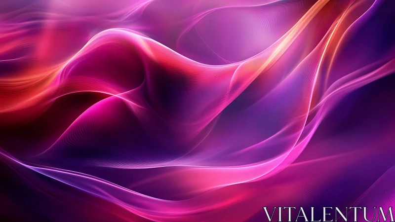 Iridescent magenta light waves over cosmic gradients.