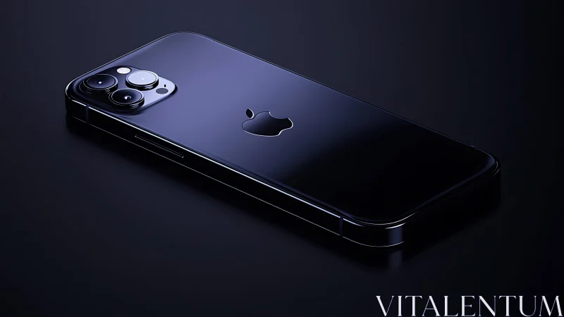 Sleek Black iPhone with Advanced Camera System
