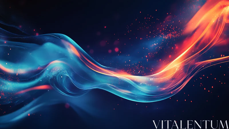 Bifurcated photonic waveforms in opposing thermal spectra.