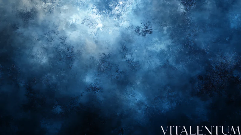 Calming deep blue clouds inviting quiet evening reflection.