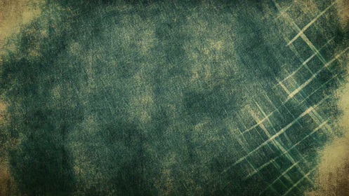 Grungy teal textured background with worn plaid overlay.