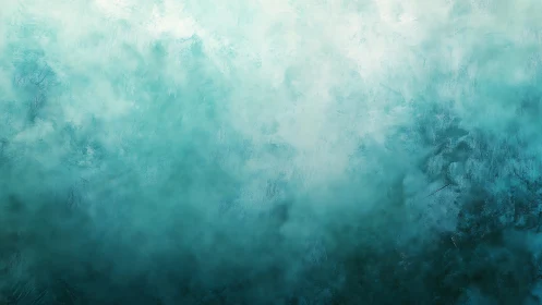 Gradient teal textured mist fills the frame uniformly