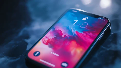 Liquid Dreams Dance Across Glass: Smartphone's Chromatic Emotion