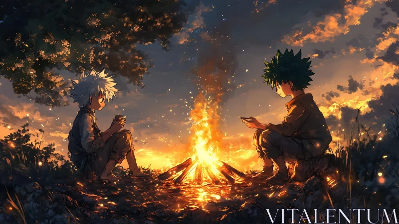 Campfire cards trade secrets between twilight dreamers