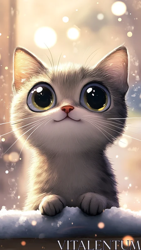 Meet This Absolutely Adorable Wide-Eyed Kitten