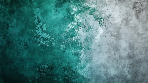 Teal and gray textured abstract wall background image.