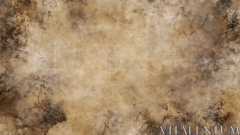 Timeworn parchment wall with stormy sepia textures.