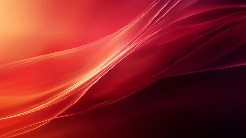 Soft crimson lightwaves drifting through a warm dawn.