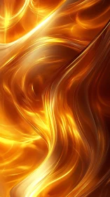 Golden Light Waves Dancing Through Warmth.