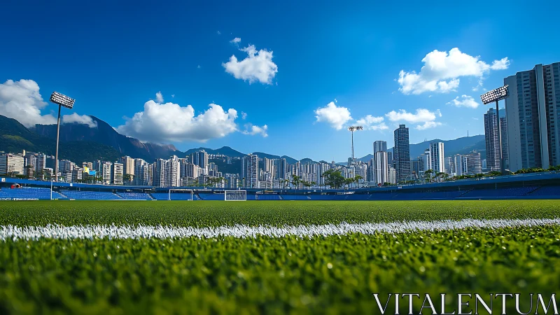 Touchline whispers beneath a skyline of concrete goalposts