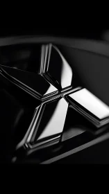 Gleaming metallic X logo shines with bold modern elegance