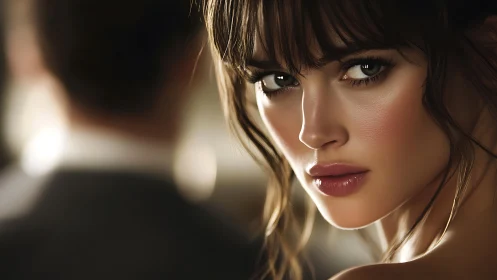 Soft evening light catches a woman&rsquo;s thoughtful, steady gaze