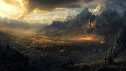 Mountain stronghold under siege amid blazing valley war