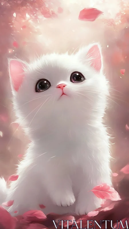 Luminous Whiskers: A Fluffy Feline's Dreamy Reverie.