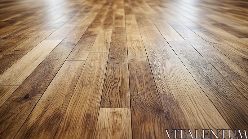 Warm oak floorboards inviting cozy everyday living.