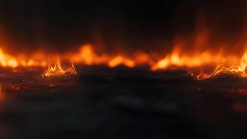 Close-Range Combustion Front: Radiative Heat Transfer in Active Flame Zone