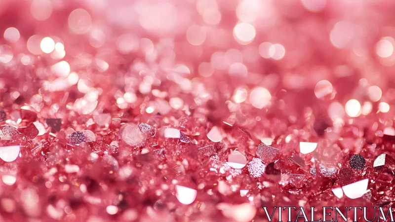 Sugar-rush sparkle field of rosy shattered confetti light.