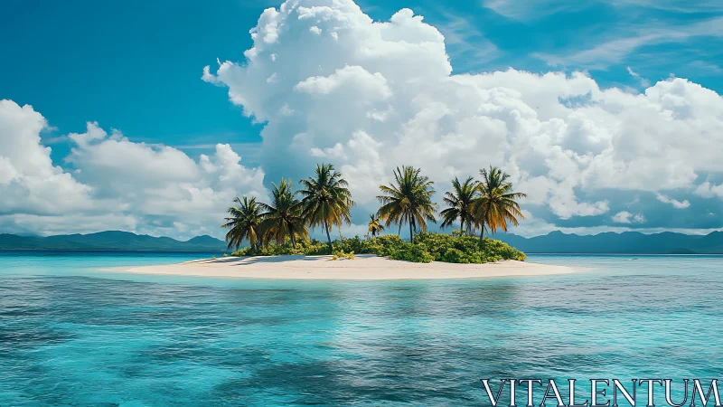 Tropical Island Paradise: Sun, Sand, and Sea Breeze.