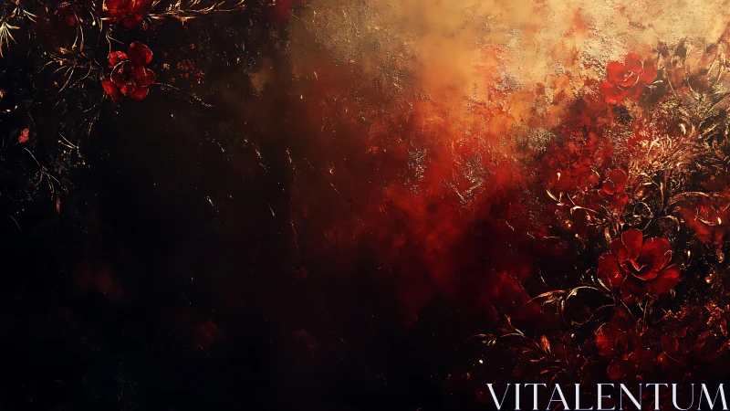 Flames and Roses in Darkness