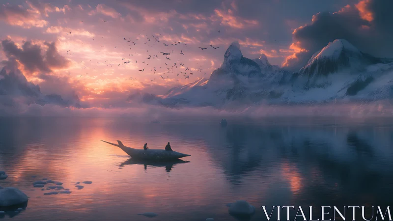 Dusky narwhal boat carries dreamers across polar hush