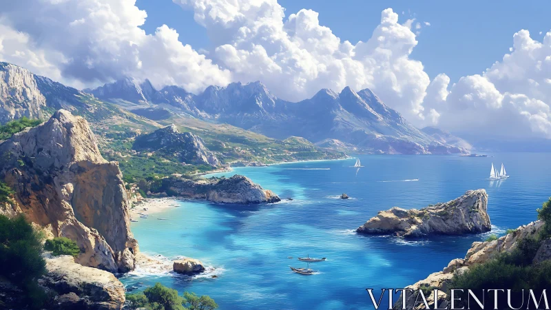 Where Sculpted Peaks Kiss Turquoise Dreams Glowing Alive