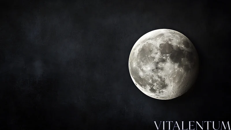 Moon hangs like a silver coin on velvet-black silence