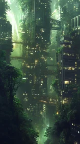 Vertical biophilic megastructure integrates dense jungle ecology