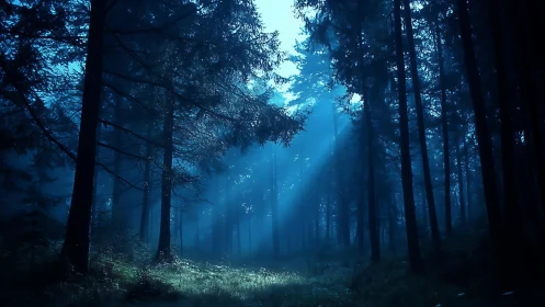 Twilight Cathedral: Where Ancient Pines Whisper Secrets.